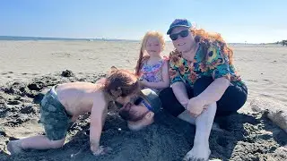 Sandy Beaches in Ocean Shores, WA | Bonnie Lost Her First Tooth
