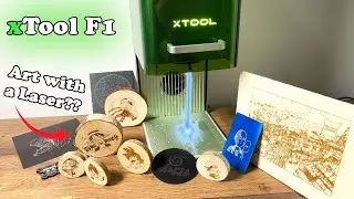 Making ART with a LASER!? [xTool F1 Portable Laser]