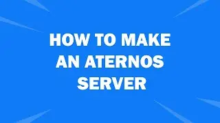 How to make an Aternos server