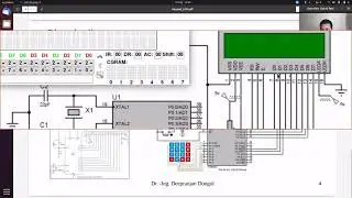 #8051 #microcontroller  : Display keypad characters in LCD  using  MCU 8051 IDE platform