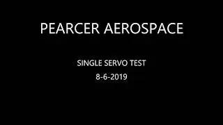 Single Servo Test