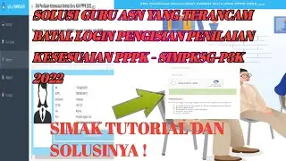 TUTORIAL ~ SOLUSI BATAL LOGIN DI SIMPKSG P3K. SIMAK CARANYA AGAR MUDAH MENYELESAIKAN.