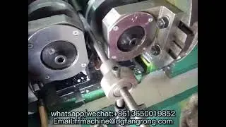 Detailed drawing of the operation process of the two axis thread rolling machine