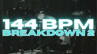 144 BPM - Metal Breakdown Drum Beat - Loop 2