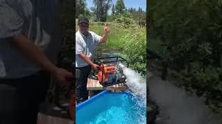 Motobomba Agua de 2 Pulgadas 2×2 marca Wulkan Strong Motor Bencinero 6,5hp www.tecnodeliv.cl