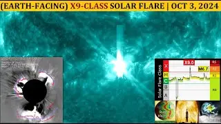 Major X9 Solar Flare | Oct 3, 2024
