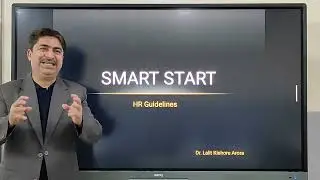 HR Guidelines : Lecture-1 Smart Start