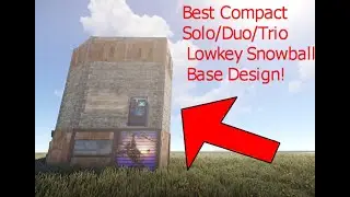 Best Rust Beginner Early Game Expandable Base | Solo/Duo/Trio |