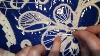 Вышиваем цветок 🌸 швом Кордоне Румынское кружево 🌺
