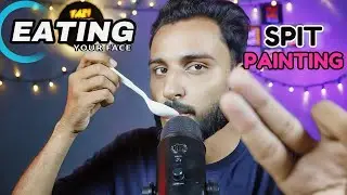 "ASMR: Face Eating and Spit-Painting for Ultimate Relaxation” #asmr #asmreating #asmrspitpainting