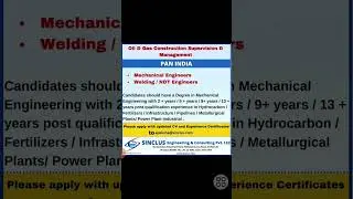 Mechanical Engineer | Welder | NDT Engineer || #recruitment #interview #engineer #shorts
