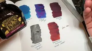 My Top 3 fountain pen/ink combos for the winter 2022