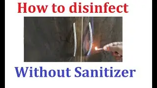 How to disinfect metal coins, keys, handles and glass without sanitizer ?