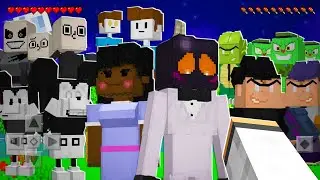 Testei NOVOS PERSONAGENS do ADDON MOD de FRIDAY NIGHT FUNKIN no MINECRAFT BEDROCK!