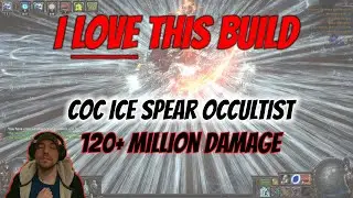 Path Of Exile - Cast on crit Ice Spear Occultist. 120Mill+ Damage. My favorite build of ALL TIME!