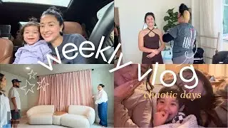 VLOG: FLYING HOME, PILATES, SHOPPING, DECORATING