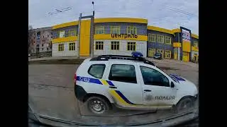 Пример видеозаписи видеорегистратор 70Mai A800 4K Украина Донбасс город Бахмут весна 2021