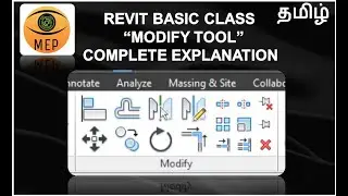 MODIFY TOOL - REVIT BASIC CLASS- COMPLETE EXPLANATION
