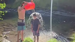 Teen is Dowsed with Two Buckets of Water!