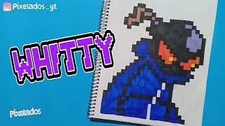 COMO DIBUJAR WHITTY FRIDAY NIGHT FUNKIN PIXEL ART - PIXELADOS