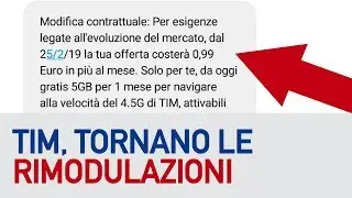 TIM, tornano le RIMODULAZIONI: aumenti in vista per molti clienti
