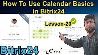 How To Use Calendar Basics in Bitrix24 | Bitrix24 | Lesson-20