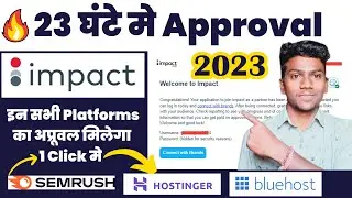 2023🔥 How To Create impact radius Account | impact radius approval | impact radius affiliate program