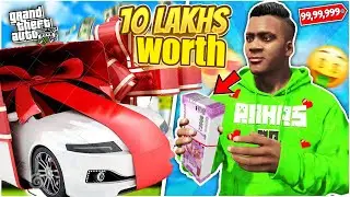 GTA5 : FRANKLIN GIVING GIFT BOXES TO POOR PEOPLE EPISODE 1 IN GTA 5 | GTA 5 IN TAMIL