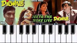 Jeeta Tha jiske liye mobile piano tutorial on ORG 2019