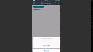 Delete entries Qwikinventory