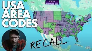 Recalling Every US Area Code from Memory (STUDY WITH ME)