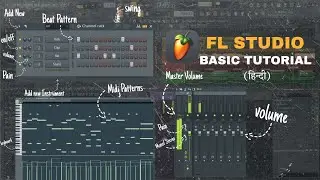 Fl Studio 20 - Complete Basic Tutorial - in Hindi | Fl studio Beginners Tutorial | Producersingh