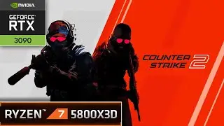 Ryzen 5800X3D & RTX 3090 1440P Gameplay Benchmark - Counter Strike 2