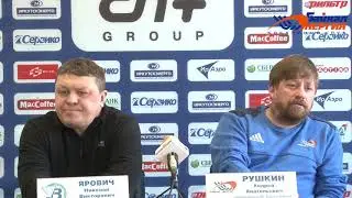 Пресс-конференция Н Яровича и А. Рушкина