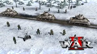 Men of War 2 USA Gameplay - Men of War II Multiplayer Battle