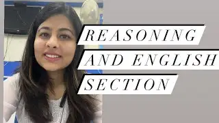 Reasoning and English for Bank exams || SBI PO||