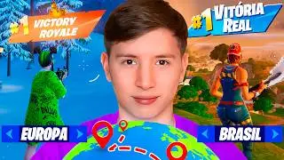 Gane Una Partida En TODAS Las Regiones De Fortnite