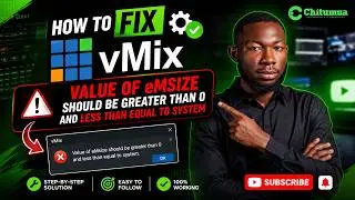How to Fix vMix eMsize Error