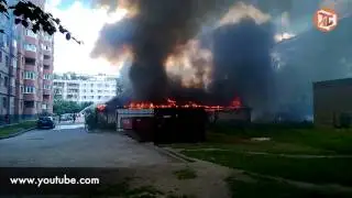 В Андреевке сгорел «Магнит»
