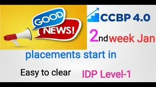 ccbp placements start in 2nd january | 