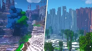 The Most AMAZING Minecraft Terrain Generation Ever! | Datapack