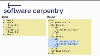 Converting an Indented List to HTML