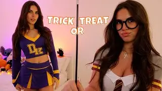 TRICK OR TREAT HALLOWEEN CHALLENGE *HOT* | Lauren Alexis