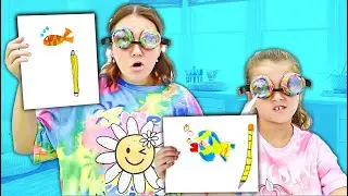 Ruby and Bonnie Dizzy Goggles Drawing Challenge