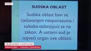 B7221   Građansko vaspitanje   Centralno Upravljanje   Salem Kuljići