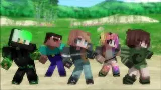 [MMD] Crab Rave (Minecraft)
