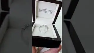 Eight diamond wedding band - perfectly stackable