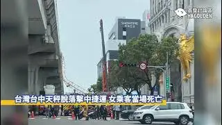 【台中捷運遭脫落天秤擊中 致一死八傷】| 《高登新聞》高登討論區頻道 HKGolden CHANNEL