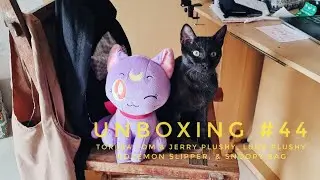 Unboxing Toreba Tom & Jerry Plushy, Luna Plushy, Pokemon Slipper, & Snoopy Bag #44