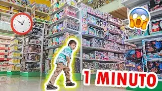 TODOS LOS JUGUETES QUE PUEDA TOMAR EN 1 MINUTO SON GRATIS *jugueteria gigante*